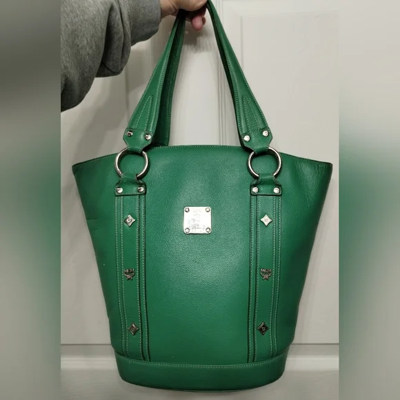 MCM Studded Shoulder Bag - Picture 1 of 12